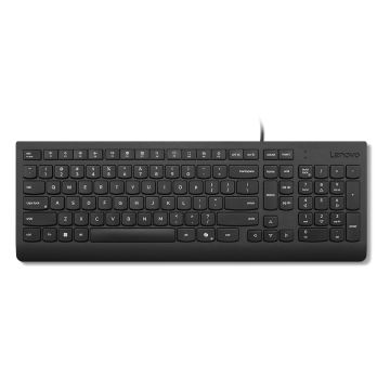 Lenovo Essential Kabelgebundene Tastatur (Schwarz)
